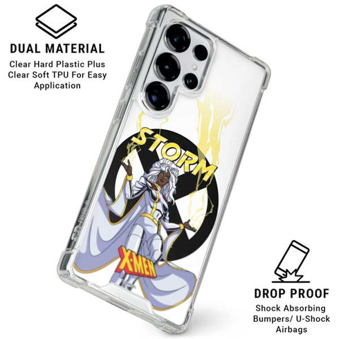 Marvel X-Men Storm Galaxy S25 Ultra Clear Case